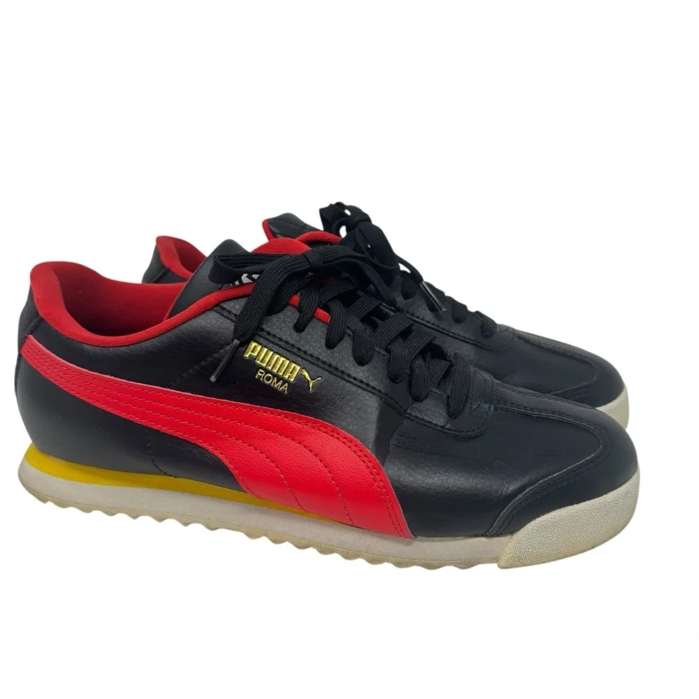 Puma Mens Roma Country Pack Black Shoes Size 8.5